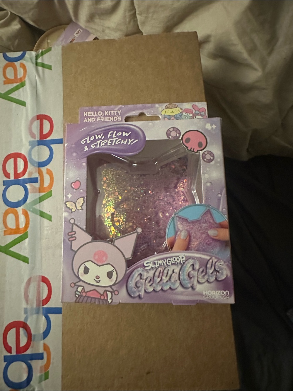 Hello Kitty & Friends Purple Glitter Gelli Gel Squish